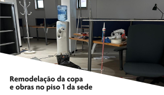 Remodelação da copae obras no piso 1 da sede-